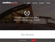 Tablet Screenshot of centrasecurity.co.uk